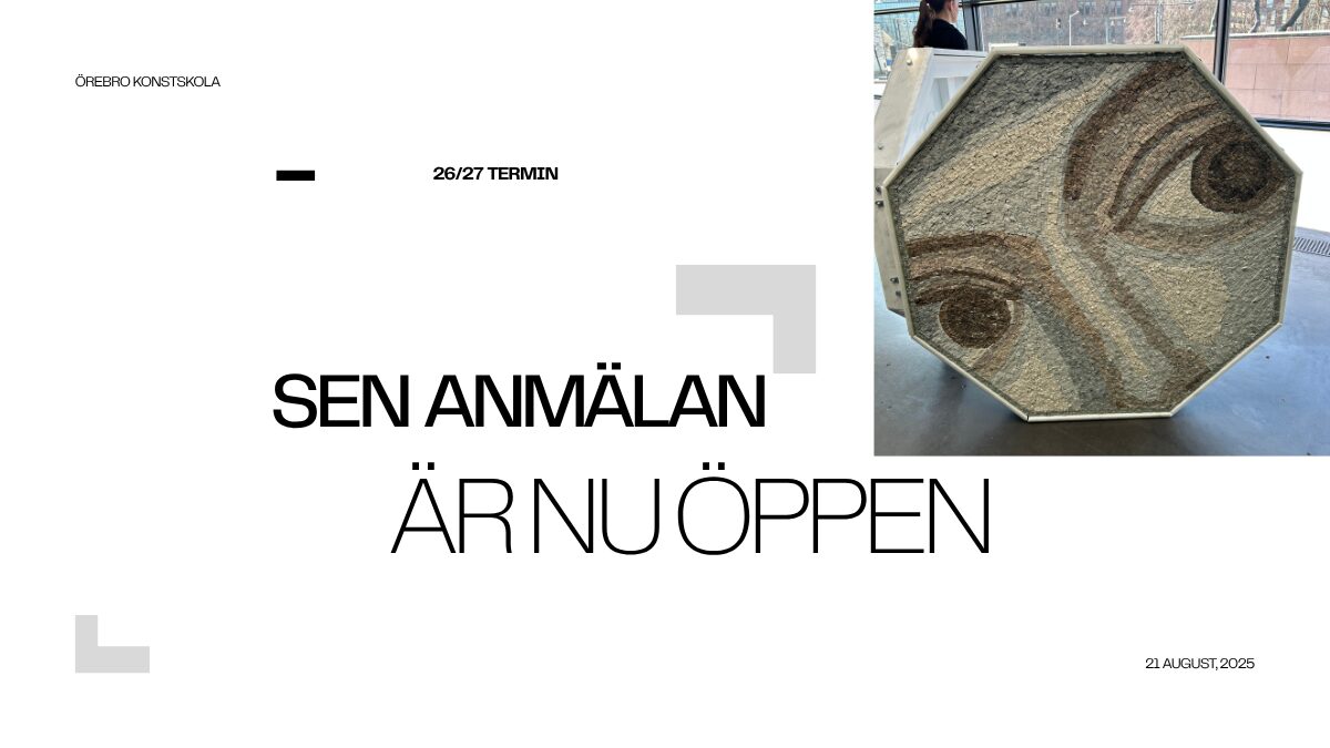 Sen anmälan är nu öppen!